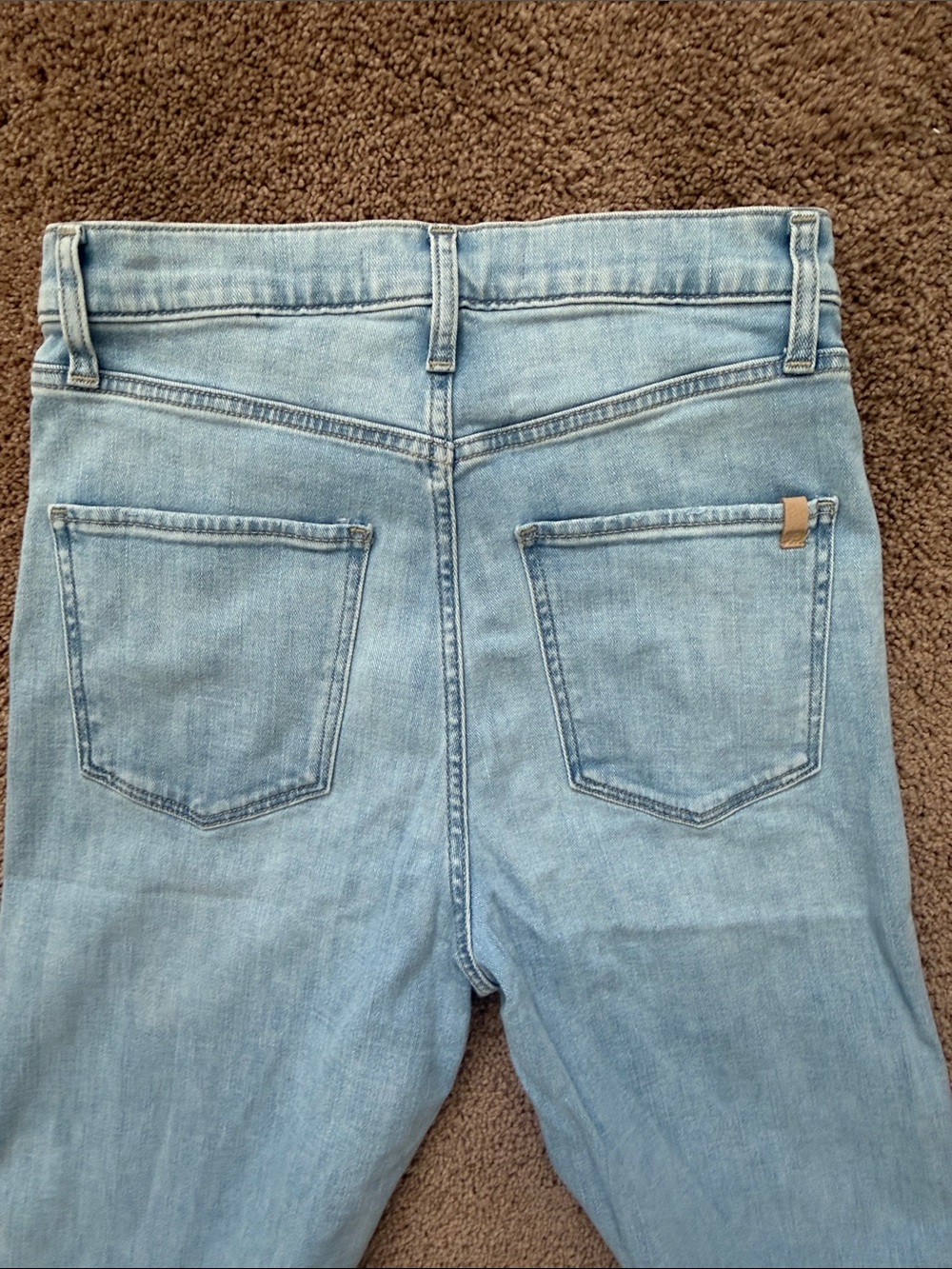Joe's Jeans Light Wash High-Rise “The Goldie Flavor” Wide Leg Jeans - Picture 5 of 7